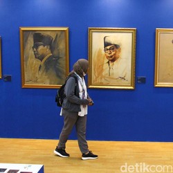 Pameran Basoeki Abdullah Hidupkan Ruang Publik MRT