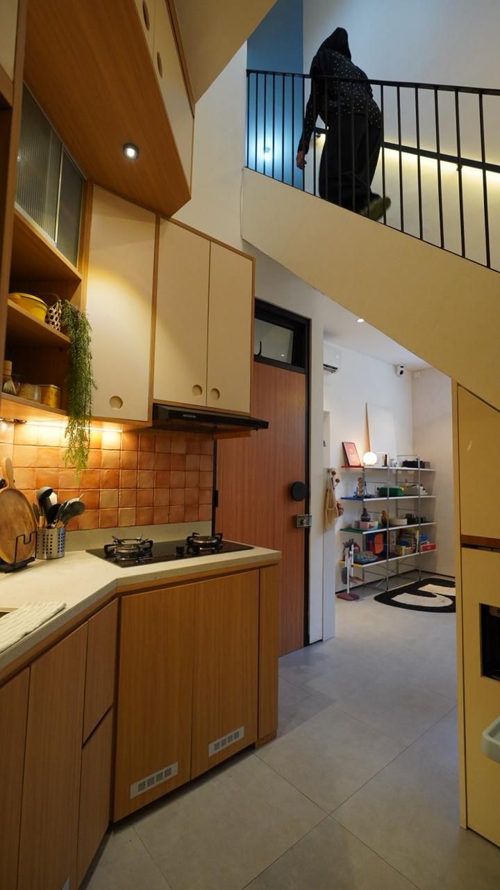 Penampakan D Pocket House, rumah dalam gang di Jakarta Selatan Penampakan D Pocket House, rumah dalam gang di Jakarta Selatan