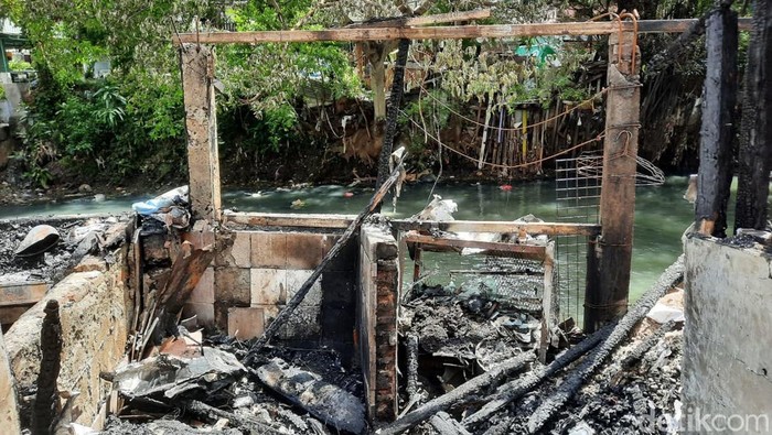 Penampakan Rumah-rumah di Bendungan Hilir Porak Poranda Usai Terbakar (Rachma Indira Satrio/detikcom).