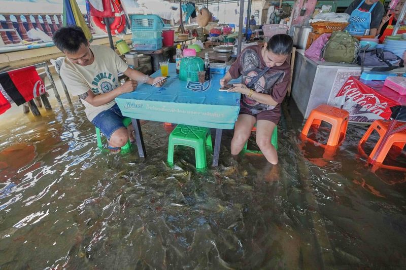 Petaka Membawa Berkah? Resto Ini Raup Omzet 2 Kali Lipat Gegara Kebanjiran Resto di Thailand ini laris manis gegara terendam banjir dari sungai yang meluap.