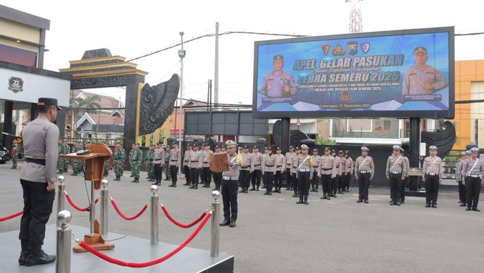 Polres Lamongan gelar apel Operasi Semeru