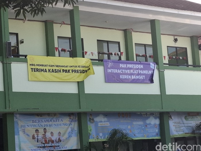 Prabowo Subianto di SMPN 4 Bekasi