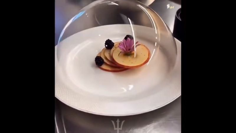 Restoran Michelin tawarkan menu apel asap Restoran Michelin tawarkan menu apel asap