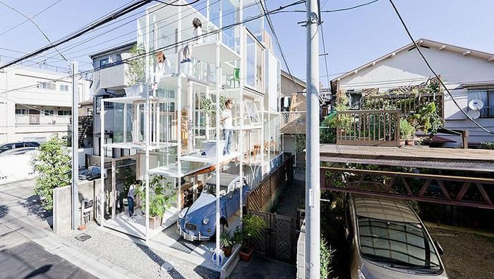 Rumah transparan/Iwan Baan via My Modern Met