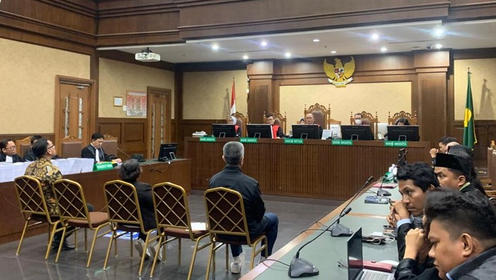 Sidang tuntutan kasus korupsi LPEI (Mulia/detikcom)
