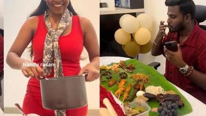 Spesial Buat Suami! Istri Ini Masak dari Pagi sampai Malam Siapkan 34 Menu