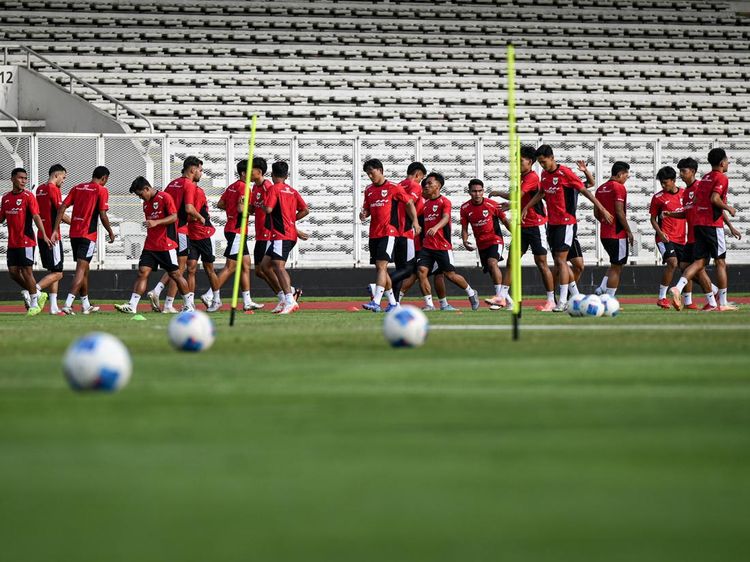 Timnas Indonesia U-23 Genjot Latihan Jelang Tantang Mali di FIFA Match Day