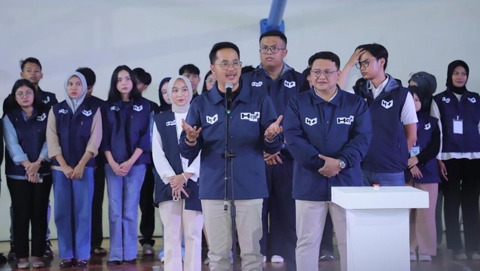 Wakil Wali Kota Cimahi, Adhitia Yudisthira saat hadiri pembentukan komunitas Hepi Plus