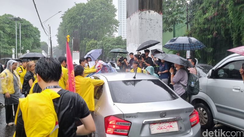 Demo mahasiswa di DPR