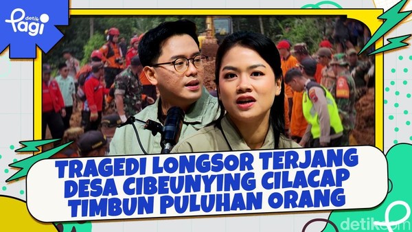Video: Tragedi Longsor Terjang Desa Cibeunying Cilacap Timbun Puluhan Orang
