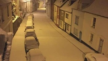 Ketika salju baru turun. Foto: via 121Clicks