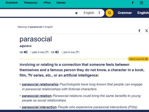 Kamus Cambridge Tetapkan Parasosial sebagai Kata Tahun 2025, Tapi Artinya Kurang Bagus