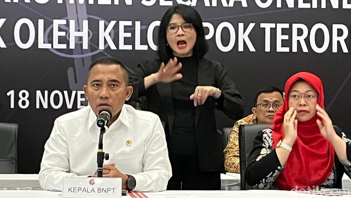 Kepala BNPT Komjen Eddy Hartono (Ondang/detikcom).