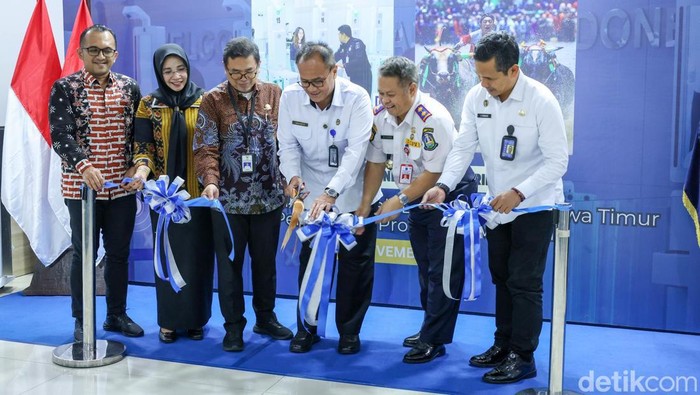 Peluncuran inovasi ekosistem digital keimigrasian DE IMEJ di Bandara Internasional Juanda.