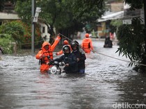 Video: Kondisi Terkini Banjir di Pondok Karya Jaksel, Tinggi Air Capai 80 Cm