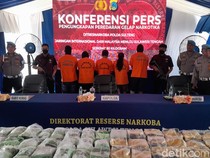 Polisi Bongkar Sindikat 60 Kg Sabu di Donggala, 5 Pelaku Ditangkap