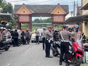 Polda Babel Razia Kendaraan Anggota, 13 Orang Ditegur karena SIM-STNK Mati