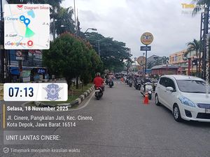 Macet Imbas Proyek di Jalan Cinere Raya, Warga Diimbau Cari Jalur Alternatif