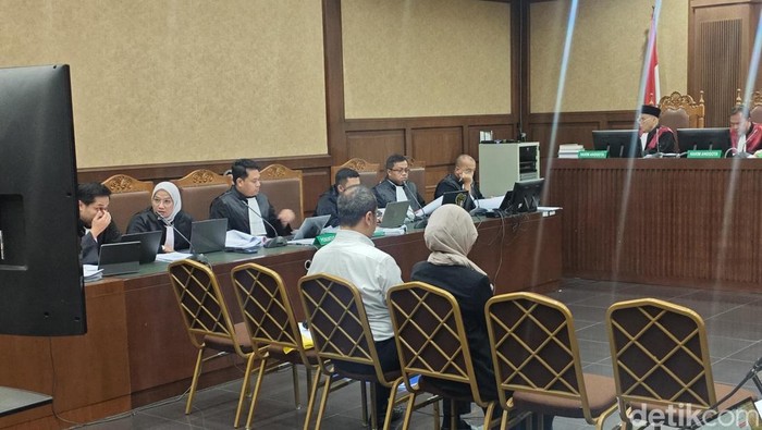 Sidang kasus korupsi tata kelola minyak mentah (Mulia/detikcom)