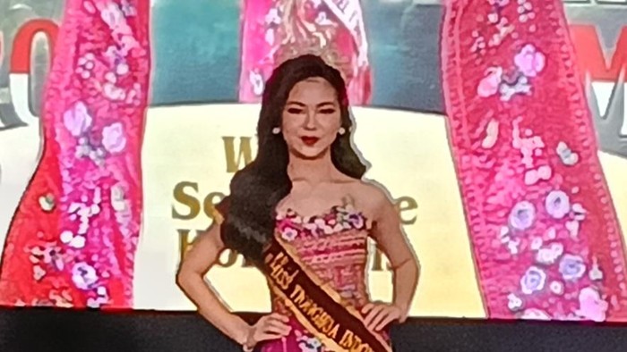 Siswi SMP asal Palembang, Sumatera Selatan Wihel Seraphine Korompis