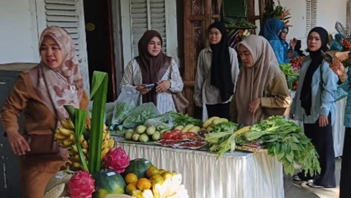 Stan Dinas Pertanian Takalar di Festival Tematik B2SA Pangan Lokal tingkat Sulsel di Gedung Mulo, Makassar.