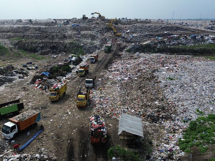 Volume Sampah TPA Jabon Sidoarjo Melonjak