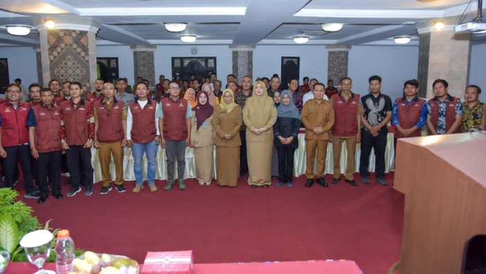 Wagub NTB Indah Dhamayanti Putri saat membuka Workshop Peningkatan Kapasitas SDM Program Keluarga Harapan (PKH) di Senggigi, Selasa (18/11/2025). (Foto: Biro Adpim).
