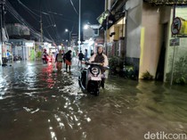 Kota Sidoarjo Tergenang Banjir Usai Diguyur Hujan Lebat
