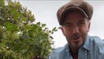 Momen David Beckham Pamer Hasil Kebun dan Pelihara Ayam di Belakang Rumah