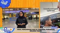 Video Viral Penumpang Bus di Terminal Purabaya Ngaku Nabi