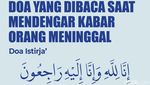 Doa Mendengar Kabar Duka