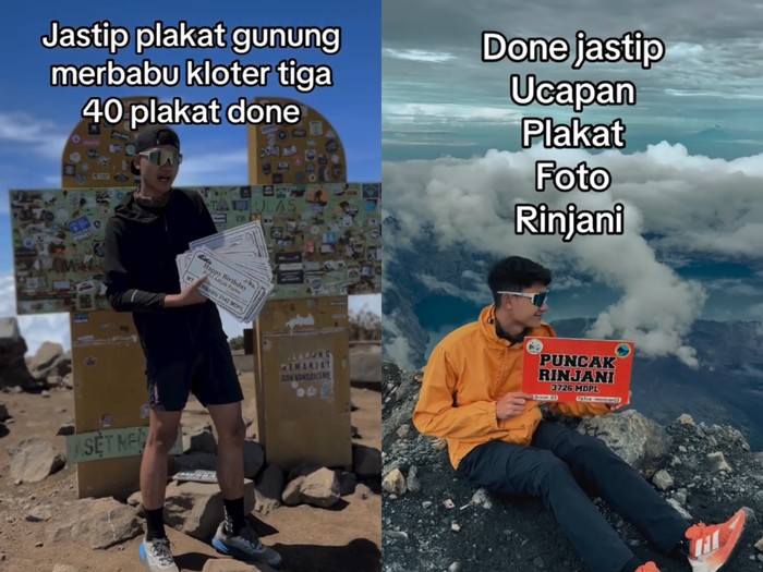 Beredar postingan viral di Instagram, gen z membuka peluang bisnis baru yang raup cuan yaitu buka jasa titip (jastip) ucapan di gunung.