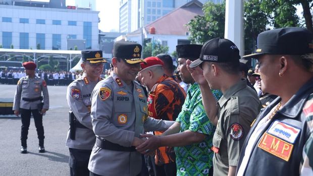 Kapolda Metro Pimpin Apel Siaga Potmas Kapolda Metro Pimpin Apel Siaga Potmas