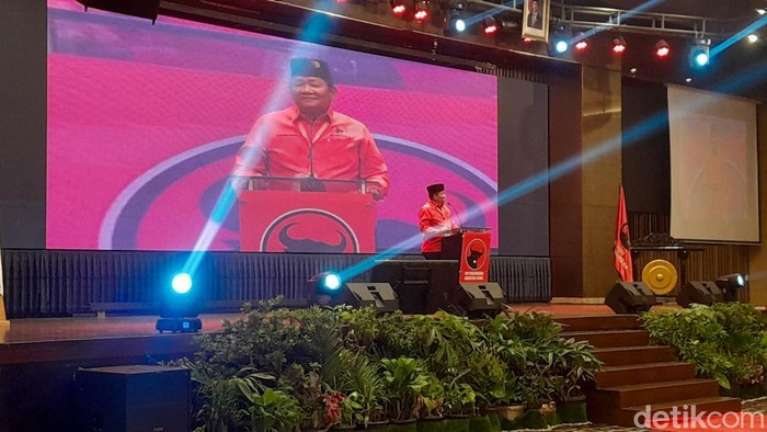 Ketua PDIP Sumut Rapidin Simbolon. (Nizar Aldi/detikSumut)