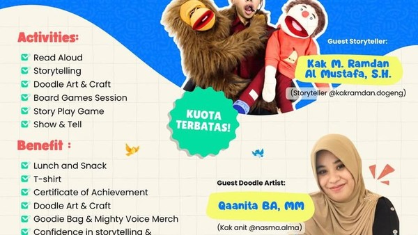 VOICEVENTURE 2025: Tiny Tales Adventure (Usia 4-7 Tahun)