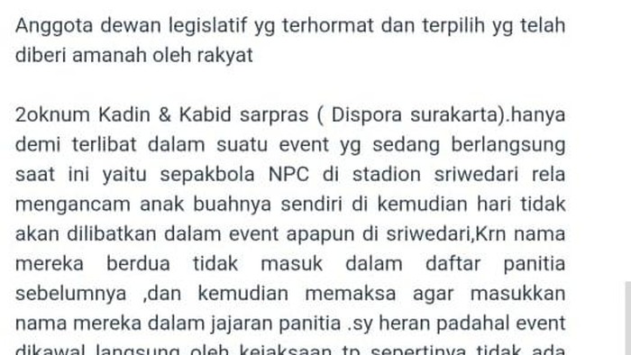 Laman Unit Layanan Aduan Surakarta (ULAS) .