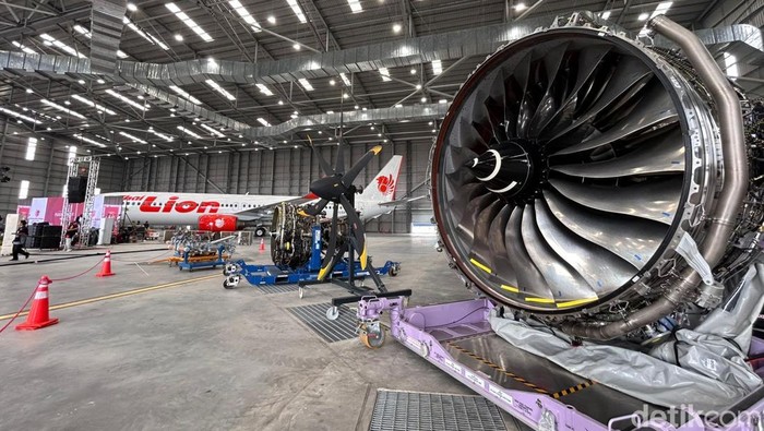 Lion Group meresmikan hangar ketujuh yakni hangar F Batam Aero Technic, Rabu (19/11/2025).