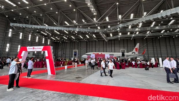 Lion Group meresmikan hangar ketujuh yakni hangar F Batam Aero Technic, Rabu (19/11/2025).