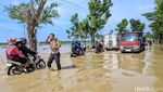 Sungai Nyiburan Meluap Empat Desa Terendam Banjir