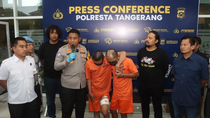 Maling Motor Berpistol di Tangerang Ditangkap