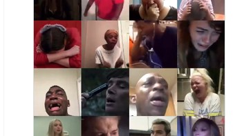 Meme kolase ekspresi panik dan putus asa yang menggambarkan reaksi pengguna X dan layanan lain ketika platform mereka ikut tumbang akibat glitch Cloudflare. Foto: X.com