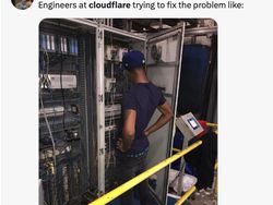 Cloudflare Down Bikin Internet Kacau, Meme Kocak Jadi Pelampiasan Netizen