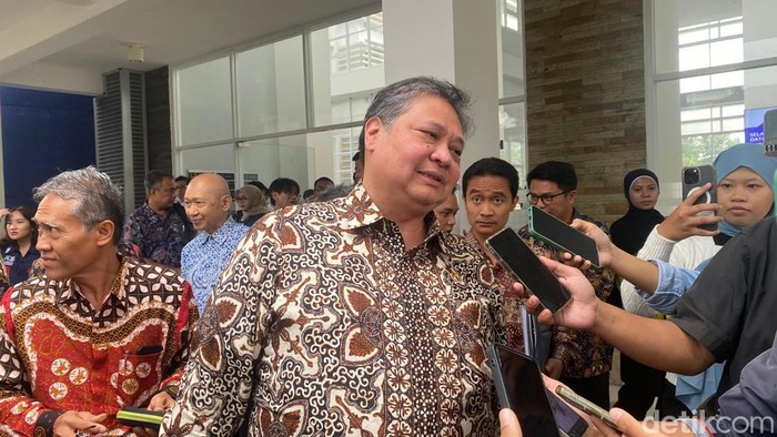 Menteri Koordinator Bidang Perekonomian, Airlangga Hartarto, ditemui di UGM, Rabu (19/11/2025).