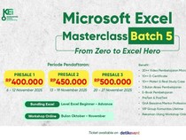 Belajar Rumus Excel Terlengkap! Ikuti Excel Masterclass Batch 5 Sekarang