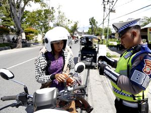 Operasi Zebra Gorontalo Fokus Pemotor Tak Lengkap