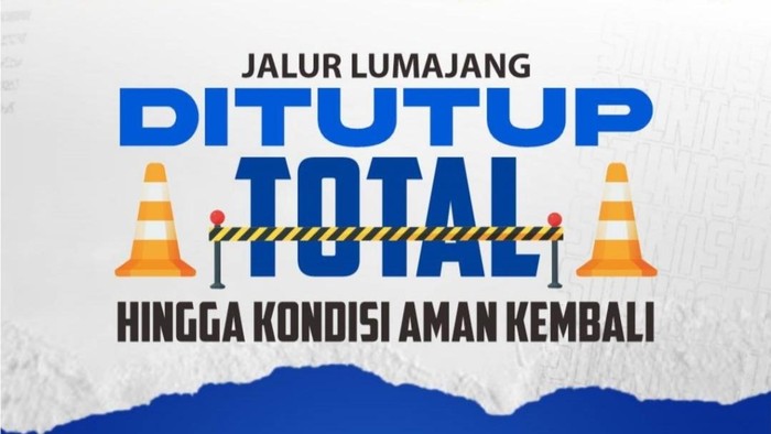 Penutupan jalur Malang-Lumajang dampak erupsi Gunung Semeru