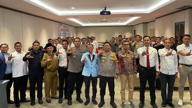 Polres Pelalawan gelar rapat koordinasi samakan persepsi KUHP baru.
