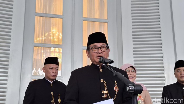 Gubernur DKI Jakarta Pramono Anung di Balai Kota Jakarta, Rabu (19/11/2025).