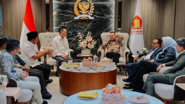 Wako dan Wawako Palembang menemui Wakil Ketua DPR RI Sufmi Dasco Ahmad