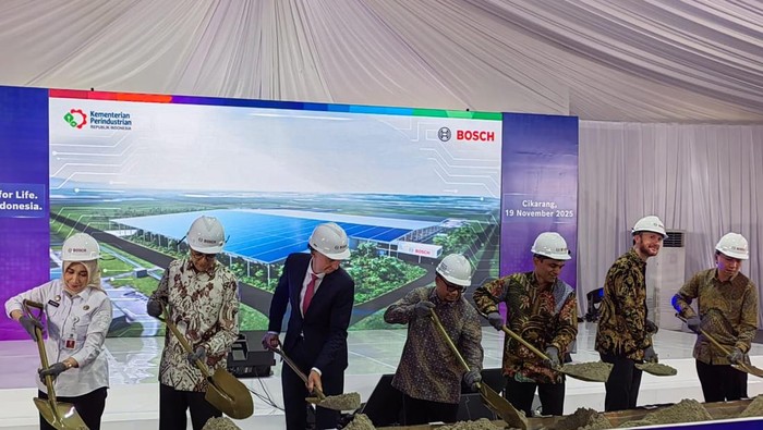 Raksasa industri asal Jerman, Bosch memulai pembangunan fasilitas manufaktur baru di kawasan Deltamas, Cikarang, Bekasi.